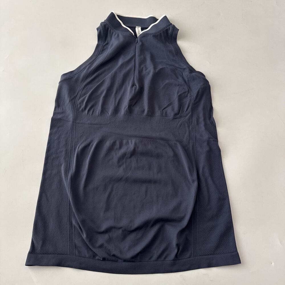 Athleta Momentum Polo Tank Top Sleeveless Athletic Shirt Womens Medium